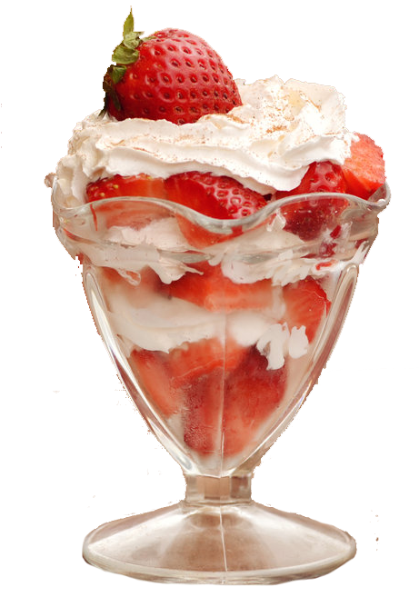 Fresas con crema
