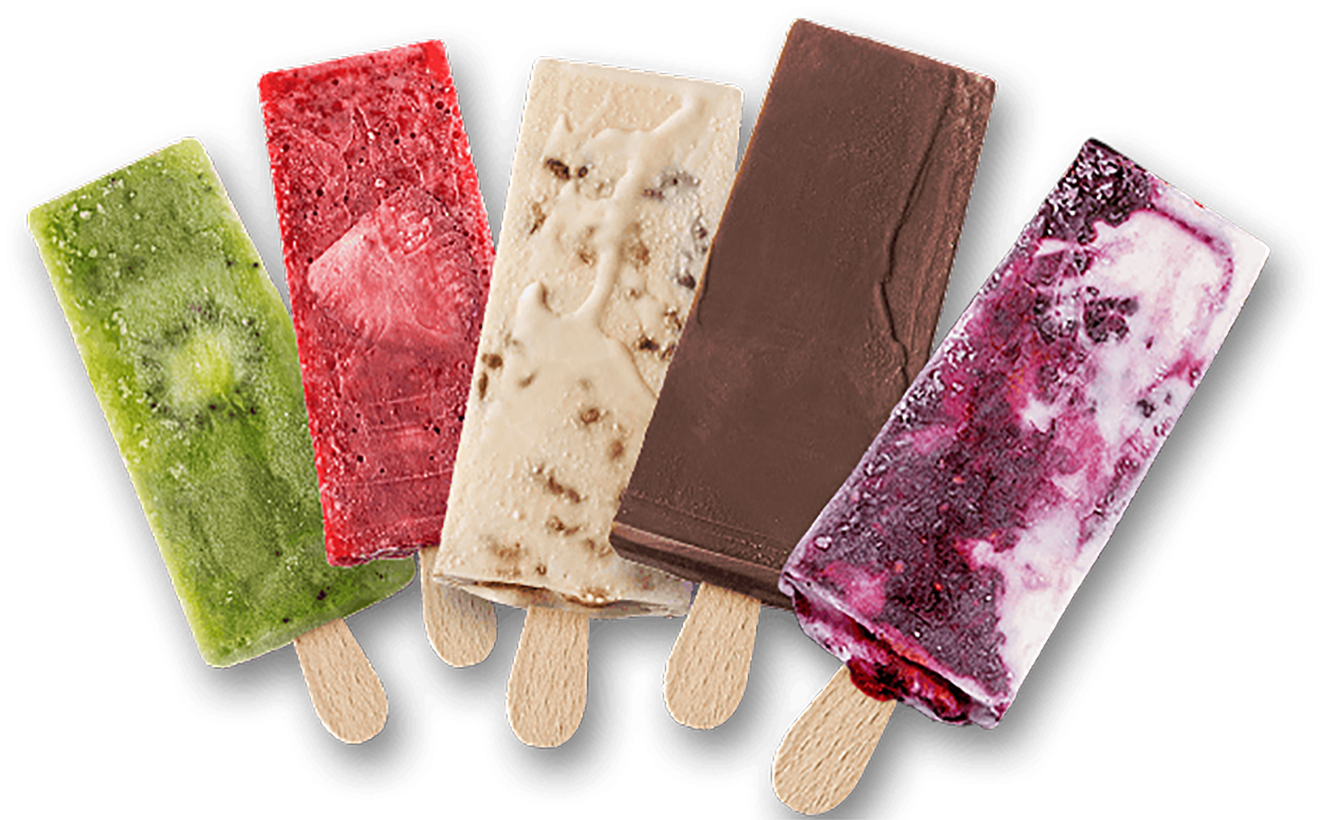 Helados de paletas